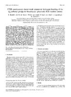 FTIR spectroscopy shows weak symmetric hydrogen bonding of the Q_B carbonyl groups in Rhodobacter sphaeroides R26 reaction centres