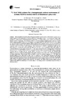 13C MAS NMR evidence for a homogeneously ordered environment of tyrosine M210 in reaction centres of Rhodobacter sphaeroides