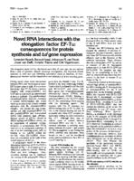 Novel RNA interactions with the elongation factor EF-Tu