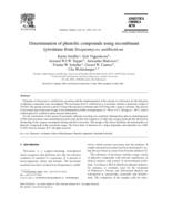 Determination of phenolic compounds using recombinant tyrosinase from Streptomyces antibioticus