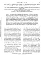 High yield of B-branch electron transfer in a quadruple reaction center mutant of the photosynthetic bacterium Rhodobacter sphaeroides