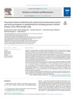 Association between individual and country-level socioeconomic factors and work participation in spondyloarthritis including psoriatic arthritis