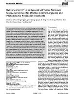 Delivery of siHIF-1α to reconstruct tumor normoxic microenvironment for effective chemotherapeutic and photodynamic anticancer treatments