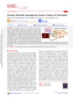 Precision wormlike nanoadjuvant governs potency of vaccination
