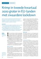 Krimp in tweede kwartaal 2020 groter in EU-landen met zwaardere lockdown