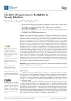 The effect of countermeasure readability on security intentions