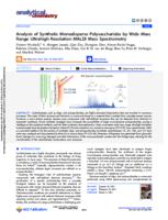 Analysis of synthetic monodisperse polysaccharides by wide mass range ultrahigh-resolution MALDI mass spectrometry