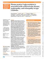 Plasma protein N-glycosylation is associated with cardiovascular disease, nephropathy, and retinopathy in type 2 diabetes