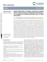 Spatial distribution of isobaric androgens in target tissues using chemical derivatization and MALDI-2 on a trapped ion mobility quadrupole time-of-flight instrument