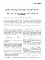 Synthesis and spectroscopic characterization of 5-13C and 6-13C-ubiquinone-10 for studies of bacterial photosynthetic reaction centers