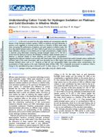 Understanding cation trends for hydrogen evolution on platinum and gold electrodes in alkaline media