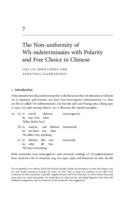 The non-uniformity of wh-indeterminates with polarity and free choice in Chinese