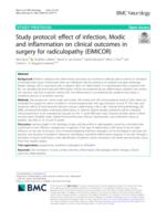 Study protocol: effect of infection, Modic and inflammation on clinical outcomes in surgery for radiculopathy (EIMICOR)
