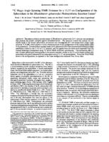 Carbon-13 magic angle spinning NMR evidence for a 15, 15'-cis configuration of the spheroidene in the Rhodobacter sphaeroides photosynthetic reaction center