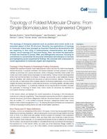 Topology of folded molecular chains