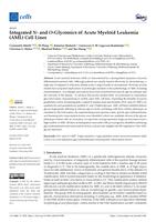 Integrated N- and O-glycomics of acute myeloid leukemia (AML) cell lines