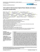Liana optical traits increase tropical forest albedo and reduce ecosystem productivity