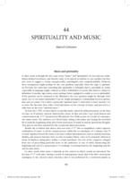 Spirituality and music