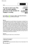 To sext or not to sext. The role of social-cognitive processes in the decision to engage in sexting