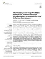 Pharmacological poly (ADP-ribose) polymerase inhibitors decrease Mycobacterium tuberculosis survival in human macrophages