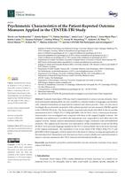 Psychometric characteristics of the patient-reported outcome measures applied in the CENTER-TBI study