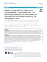 Updated protocol of the SANO trial