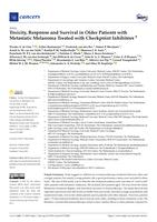 Toxicity, response and survival in older patients with metastatic melanoma treated with checkpoint inhibitors