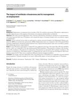 The impact of vestibular schwannoma and its management on employment