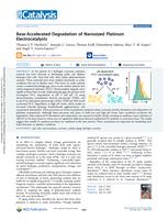 Base-accelerated degradation of nanosized platinum electrocatalysts