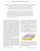 Deconfinement of Majorana vortex modes produces a superconducting Landau level