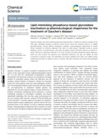 Lipid-mimicking phosphorus-based glycosidase inactivators as pharmacological chaperones for the treatment of Gaucher's disease