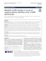 Metabolic profile changes in serum of migraine patients detected using H-1-NMR spectroscopy