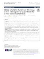 Clinical symptoms of androgen deficiency in men with migraine or cluster headache