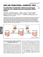 Fecal microbiota transplantation influences procarcinogenic Escherichia coli in recipient recurrent Clostridioides difficile patients