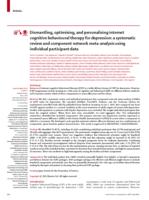 Dismantling, optimising, and personalising internet cognitive behavioural therapy for depression