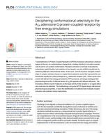 Deciphering conformational selectivity in the A2A adenosine G protein-coupled receptor by free energy simulations