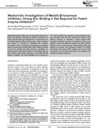 Mechanistic investigations of metallo‐β‐lactamase inhibitors
