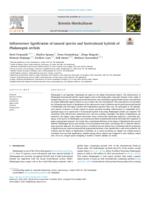 Inflorescence lignification of natural species and horticultural hybrids of Phalaenopsis orchids