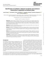 Identification of antibiotic collateral sensitivity and resistance interactions in population surveillance data