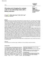 Choosing and changing the analysis scale in non-inferiority trials with a binary outcome