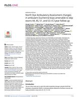 North Star Ambulatory Assessment changes in ambulant Duchenne boys amenable to skip exons 44, 45, 51, and 53: A 3 year follow up