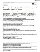 European guideline and expert statements on the management of narcolepsy in adults and children