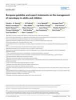 European guideline and expert statements on the management of narcolepsy in adults and children