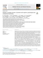 Empathy in multiple sclerosis-Correlates with cognitive, psychological and occupational functioning