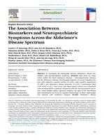 The association between biomarkers and neuropsychiatric symptoms across the Alzheimer's disease spectrum