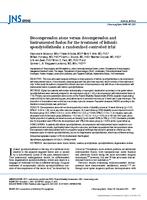 Decompression alone versus decompression and instrumented fusion for the treatment of isthmic spondylolisthesis