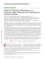 Effect of first-pass reperfusion on outcome after endovascular treatment for ischemic stroke