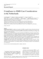 Compliance to DMD care considerations in the Netherlands