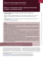 Efficacy of antiepileptic drugs in glioma patients with epilepsy: a systematic review