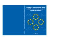 Dynamics and regulation of the oxidative stress response upon chemical exposure